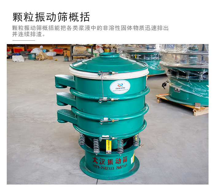 顆粒式振動篩是針對顆粒狀物料進(jìn)行研發(fā)的,由于顆粒的形狀有很多的不同所以,廠家在清網(wǎng)裝置方面進(jìn)行提升效率。